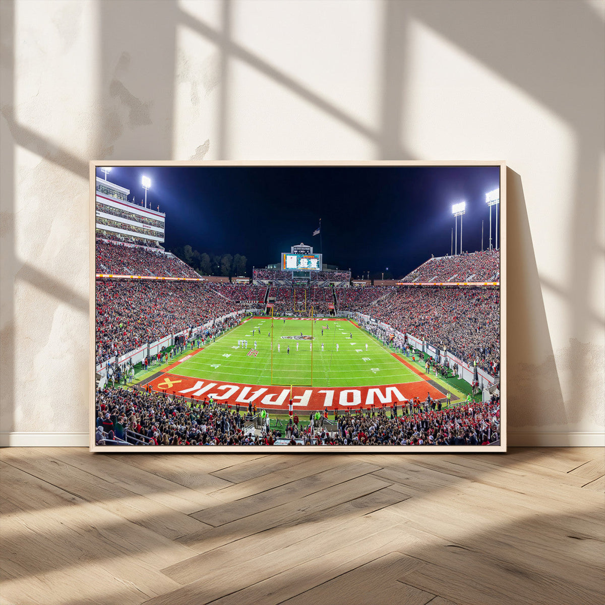NC State Wolfpack Canvas Print - Raleigh Carter-Finley