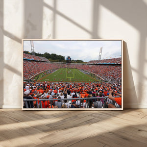 Virginia Cavaliers Football Team Print - Charlottesville Scott Stadium Print Wall Art Canvas