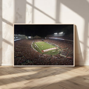 Wisconsin Badgers Football Team Print - Madison Camp Randall