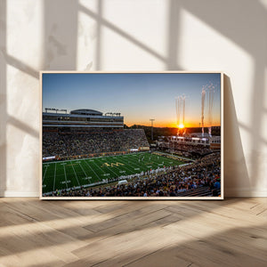 Demon Deacons Football Team Print Canvas- Winston-Salem