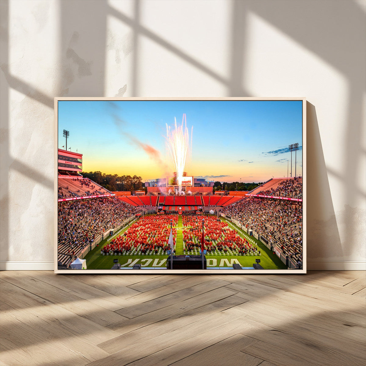 North Carolina State University Canvas Print, North Carolina