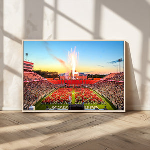 North Carolina State University Canvas Print, North Carolina