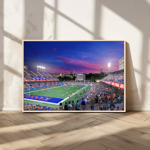 University of Kansas Jayhawks Football Team Print Canvas-