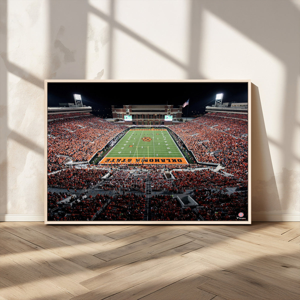 Oklahoma State Cowboys Canvas Print, Football Team Print -