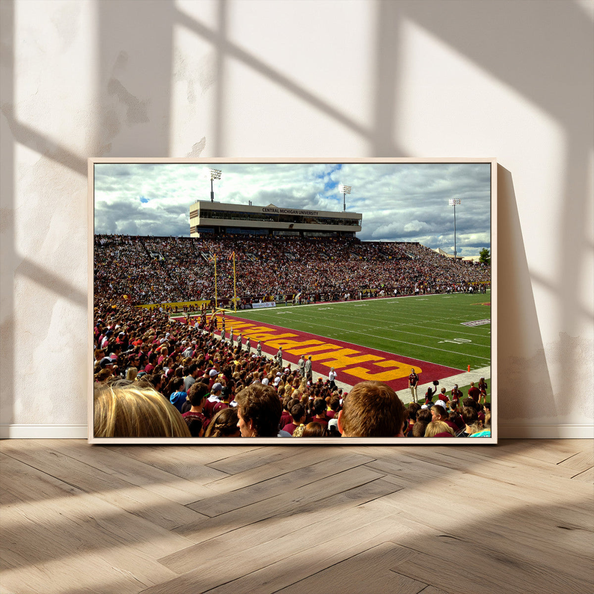 Central Michigan University Chippewas Football Team Print -