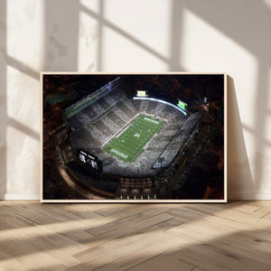 Michigan State Spartans Football Team Print - East Lansing