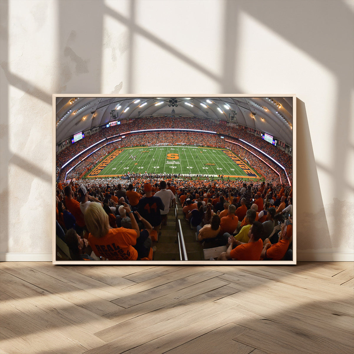 Syracuse University Orange Football Canvas Print, Football