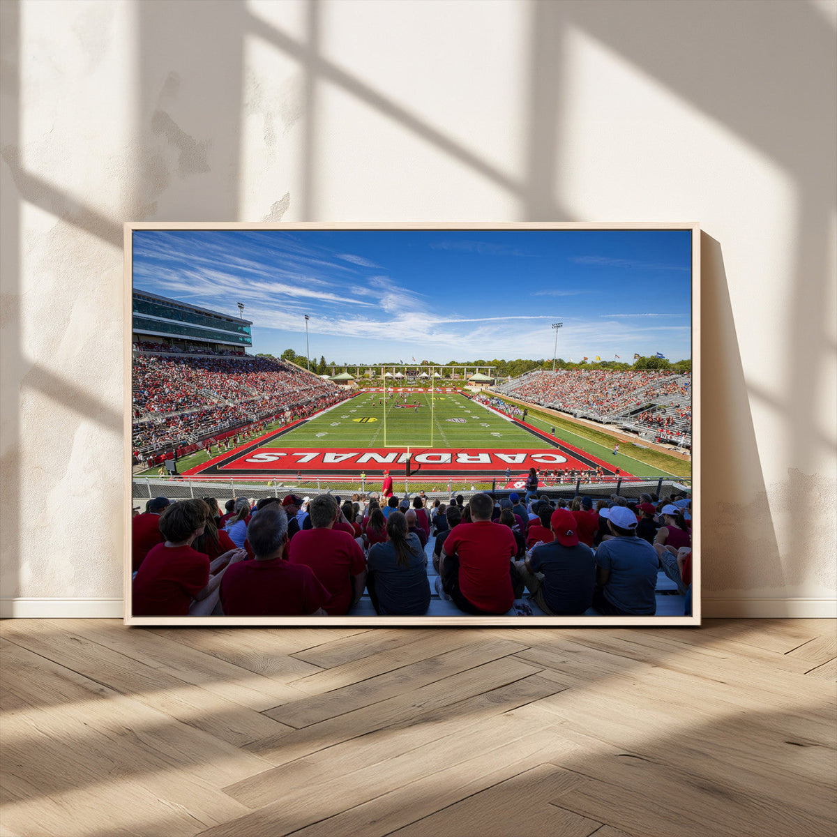 Ball State Cardinals Football Team Print - Muncie Scheumann