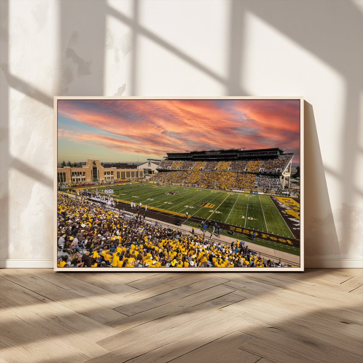 University of Wyoming Cowboys Football Team Print - Laramie