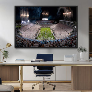 Penn Stadium Football Wall Art Canvas Print, Pennsylvania