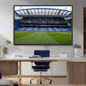 Chelsea FC Soccer Team Print - Stamford Bridge Stadium Wall