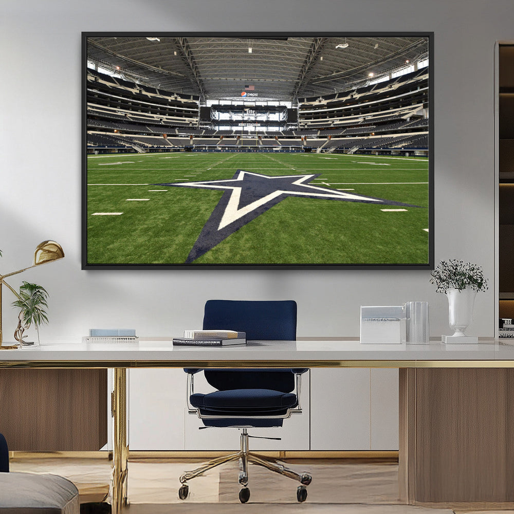Dallas Cowboys Football Team Print - Arlington AT&T Stadium