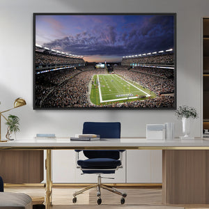 New England Patriots Football Team Print - Foxborough
