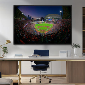 Houston Astros Baseball Print Canvas - Houston Minute Maid
