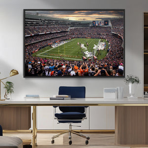 Chicago Bears Soldiers Field Wall Art Canvas Print – Framed