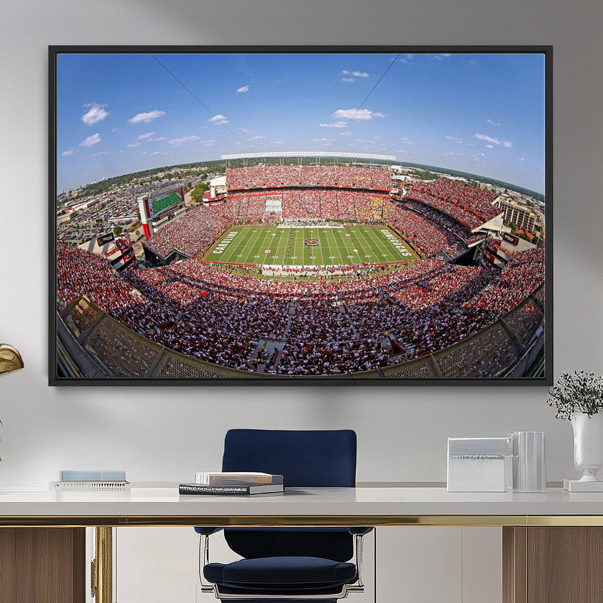William Brice Stadium Wall Art Canvas Print – Stadium Crowd