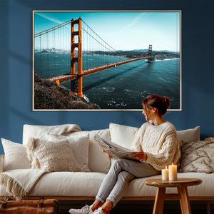 Golden Gate Bridge Wall Art Canvas Print – San Francisco