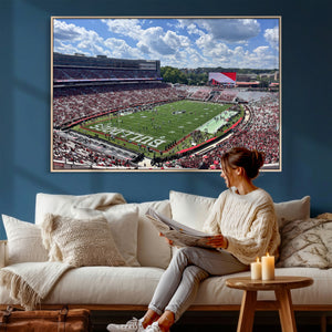 Georgia Bulldogs Stadium Wall Art Canvas Print, Sanford