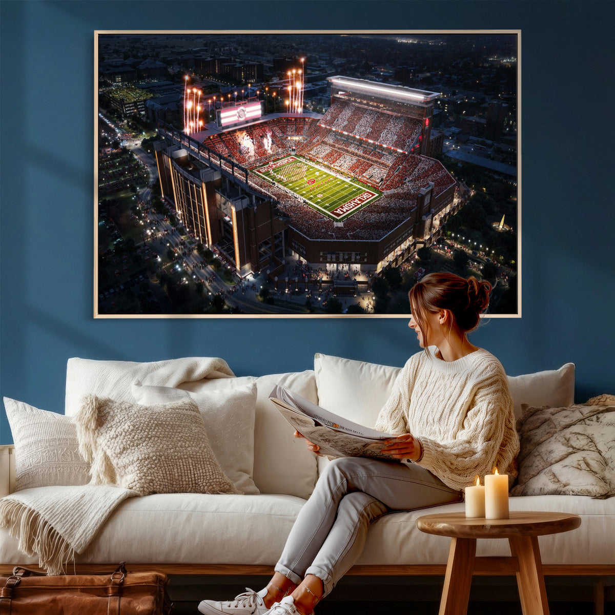 Oklahoma Memorial Stadium - Gaylord Memorial Stadium Wall
