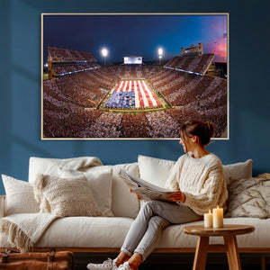 Oklahoma Memorial Stadium Wall Art Canvas Print – Oklahoma