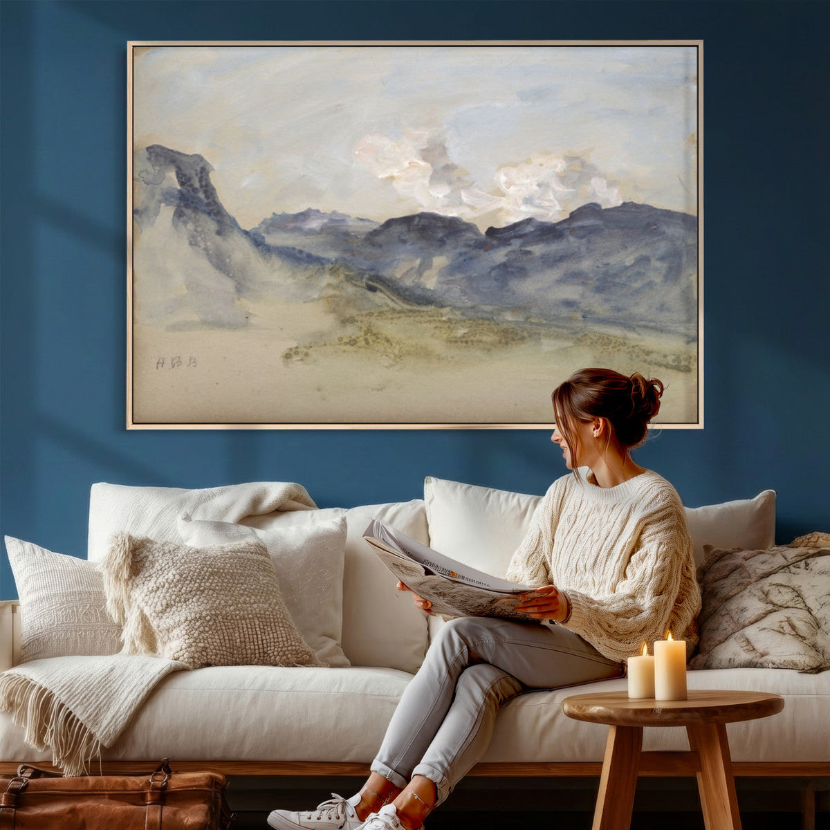 Alps Hercules Brabazon Brabazon Abstract Wall Art Canvas
