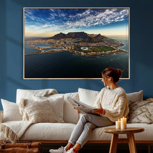 Cape Town Skyline Wall Art Canvas Print – Table Mountain