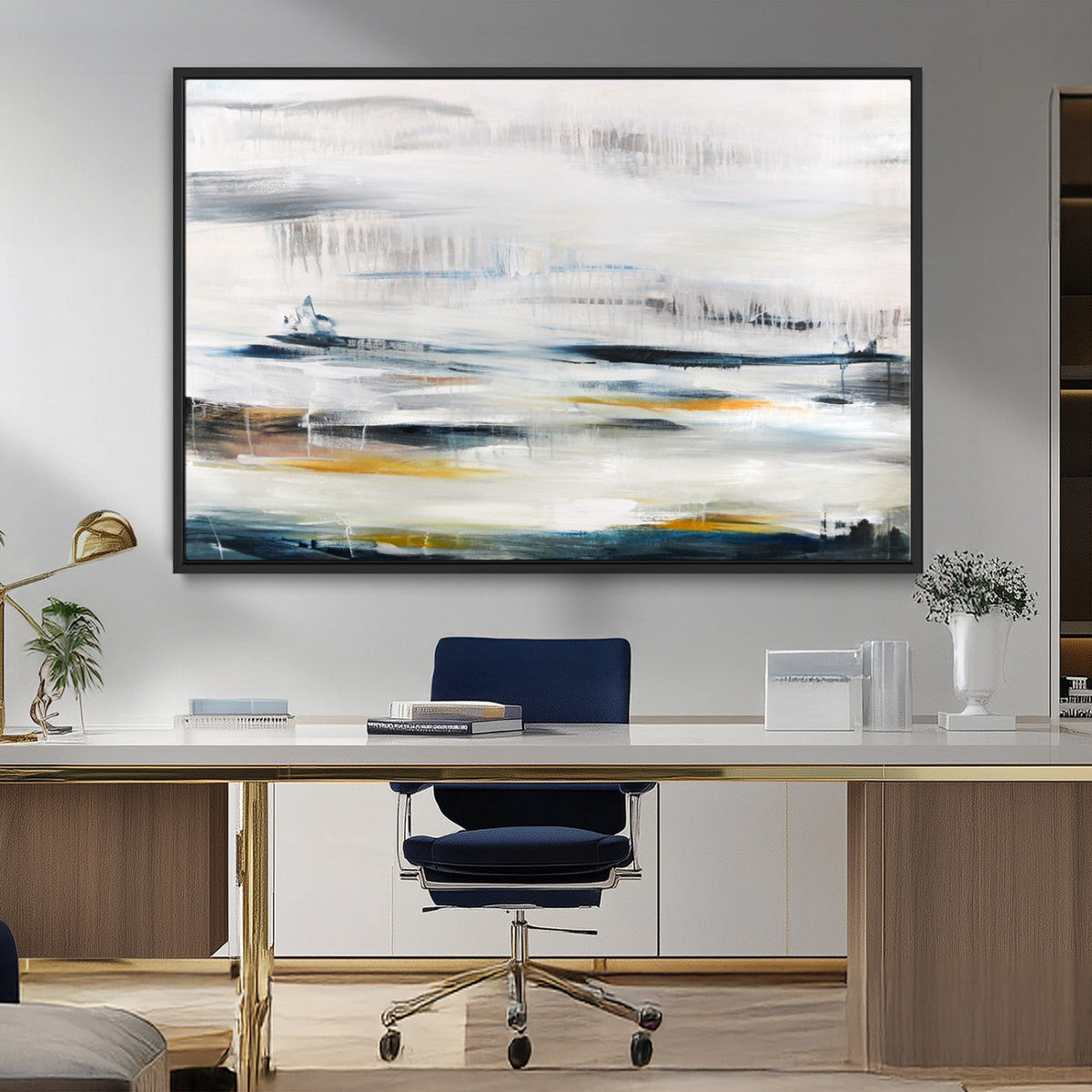 Soft Color Abstract Canvas Print