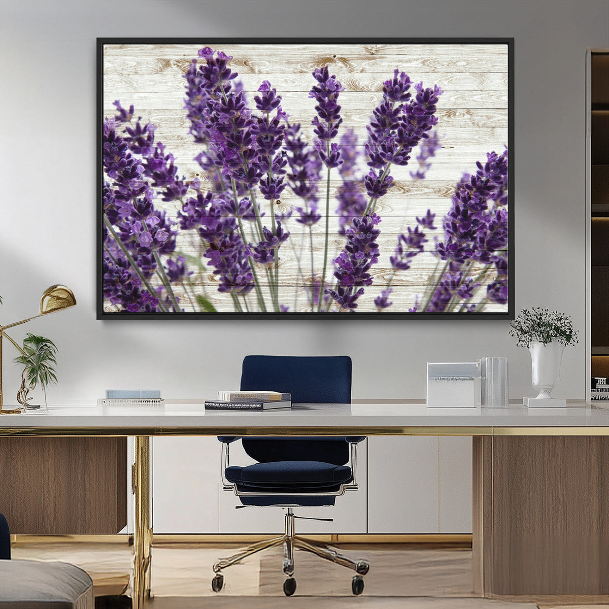 Lavender Herb Wall Art Canvas Print