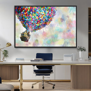 Up Pixar Poster, Look Up Pixar Wall Art, Up Pixar Canvas,