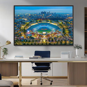 Los Angeles Dodgers Wall Art Canvas, Dodger Stadium Wall Art