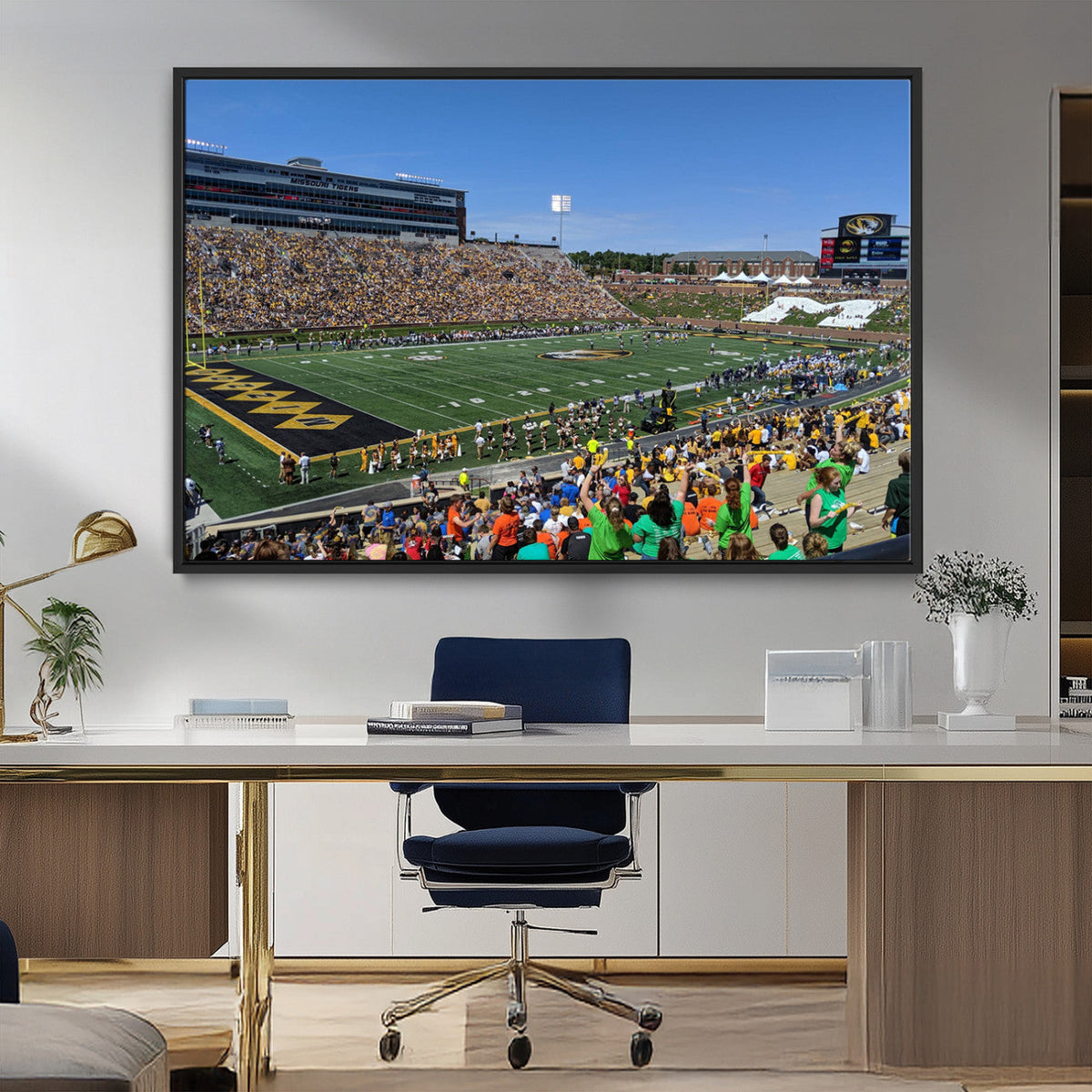 University of Missouri Tigers Football Team Print - Columbia