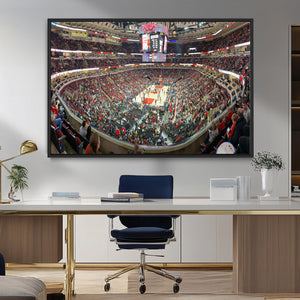 United Center Chicago Bulls Stadium Wall Art Canvas Print
