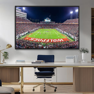 NC State Wolfpack Canvas Print - Raleigh Carter-Finley
