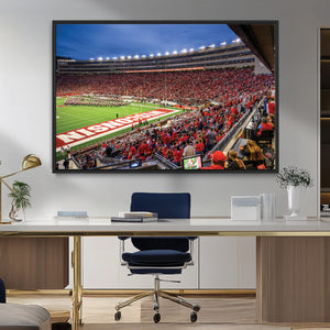 Wisconsin Badgers Football Team Print - Madison Camp Randall