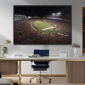 Wisconsin Badgers Football Team Print - Madison Camp Randall