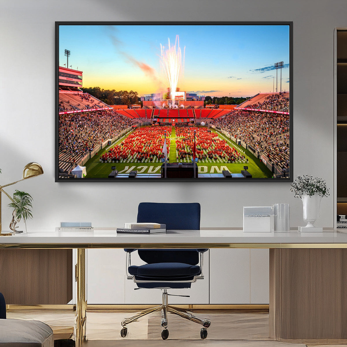 North Carolina State University Canvas Print, North Carolina