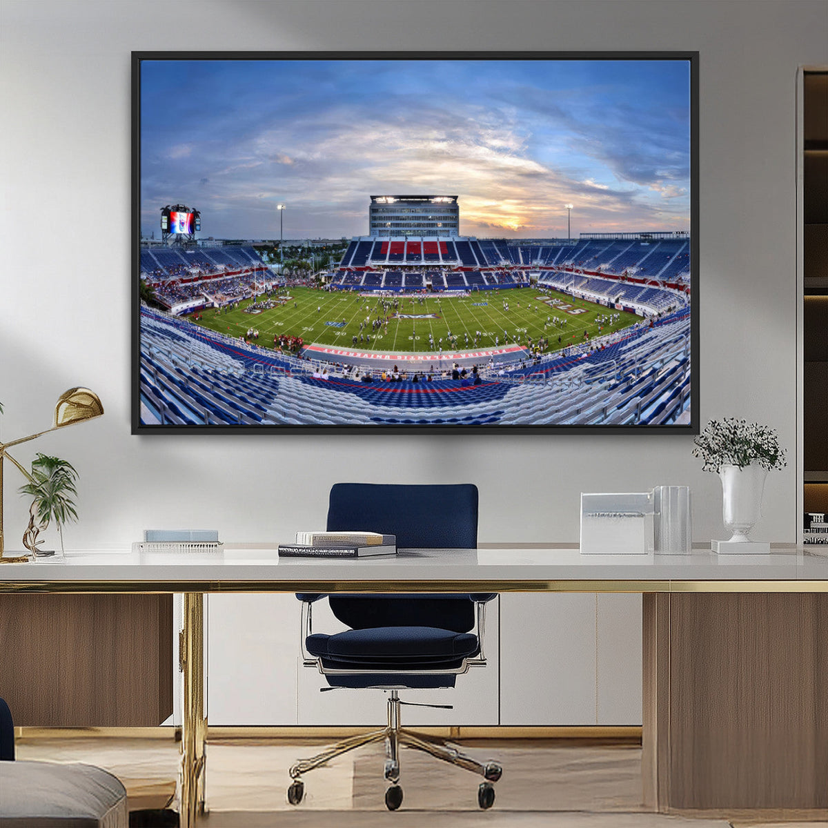 Florida Atlantic University Owls Football Team Print - Boca