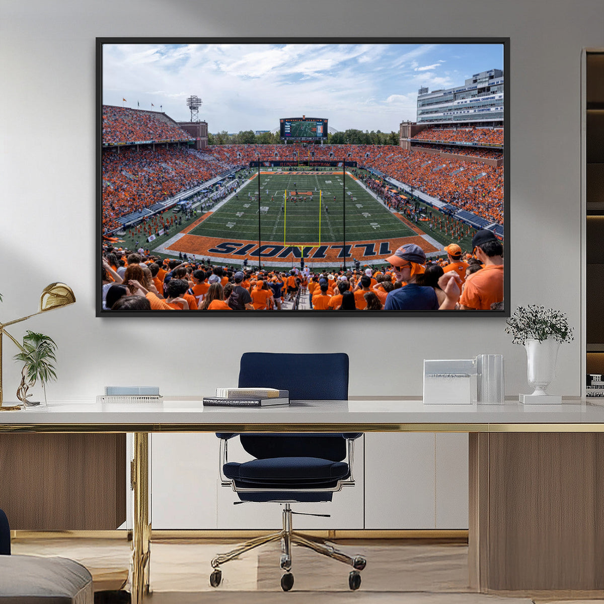 University of Illinois Fighting Illini Football Team Print