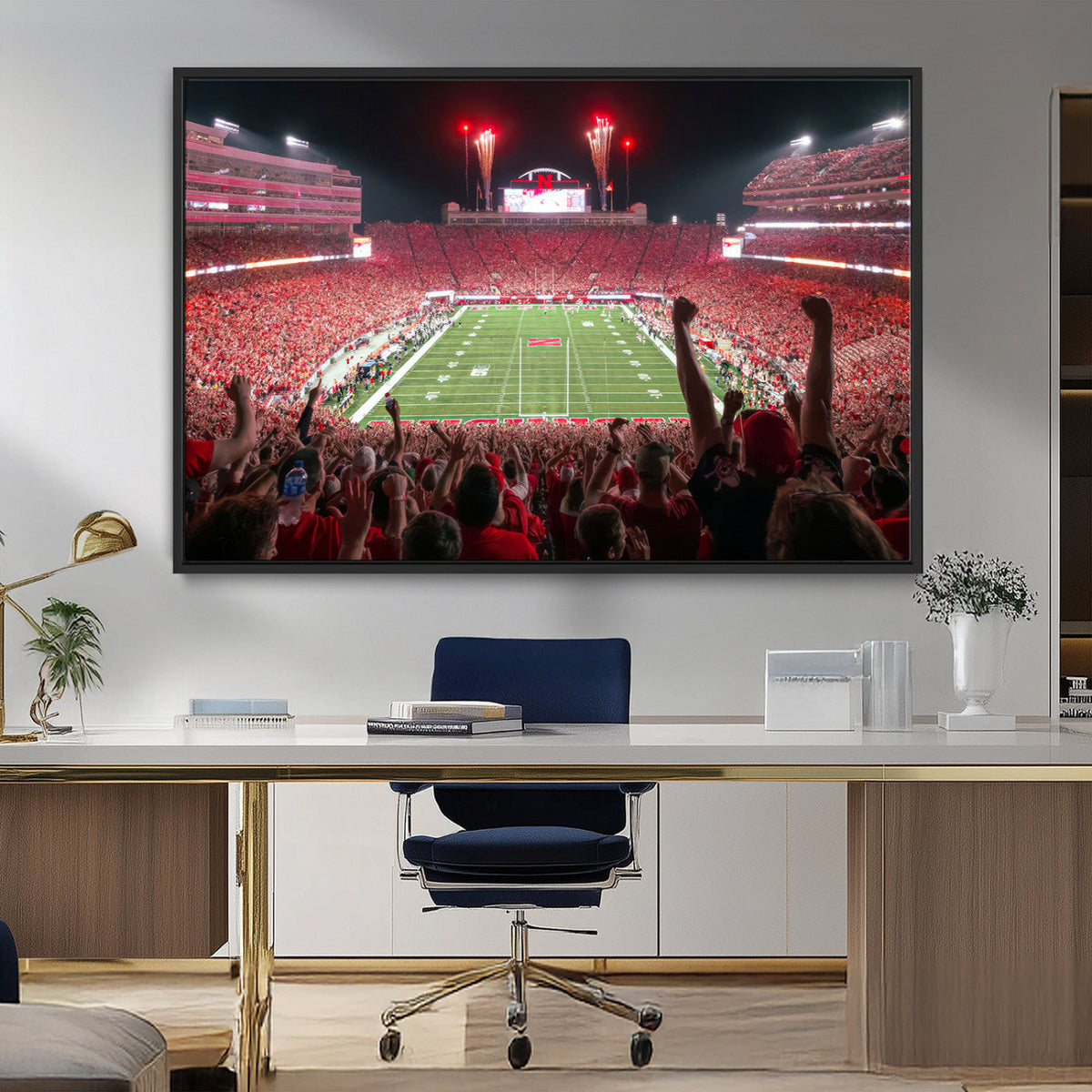 University of Nebraska Cornhuskers Football Team Print -