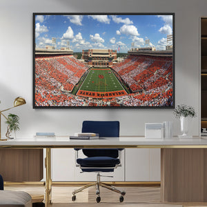 Oklahoma State Cowboys Football Team Print - Stillwater