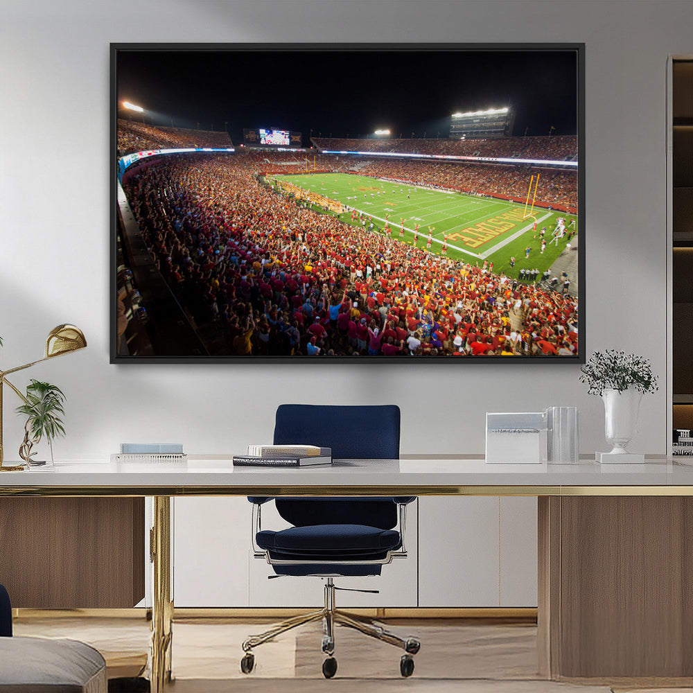 Iowa State University Cyclones Canvas Print, Football Team