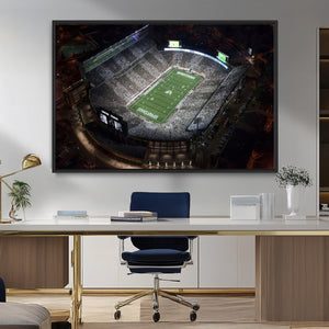 Michigan State Spartans Football Team Print - East Lansing