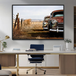 Classic Cars Vintage Wall Art Canvas Print