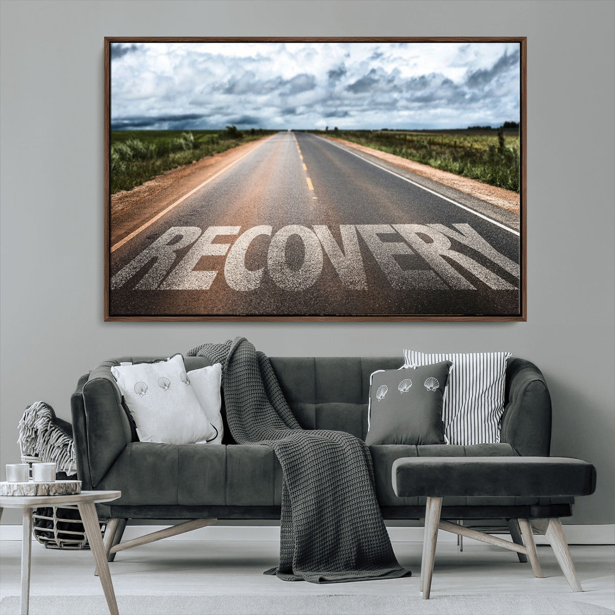 Recovery Road Wall Art Canvas Print