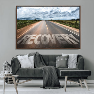 Recovery Road Wall Art Canvas Print