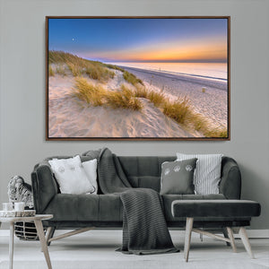 Sunrise On The Beach Wall Art Canvas Print