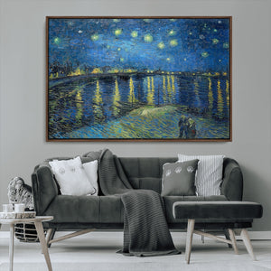 Vincent van Gogh Starry Night over the Rhone Abstract Wall