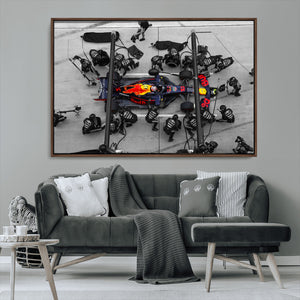 RedBull Formula 1 Canvas Wall Art Print