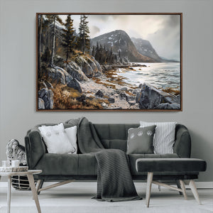 Serene Coastal View of Acadia National Park - Stunning