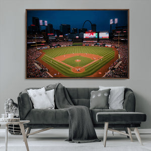 St. Louis Cardinals Baseball Team Print - Busch Stadium Wall